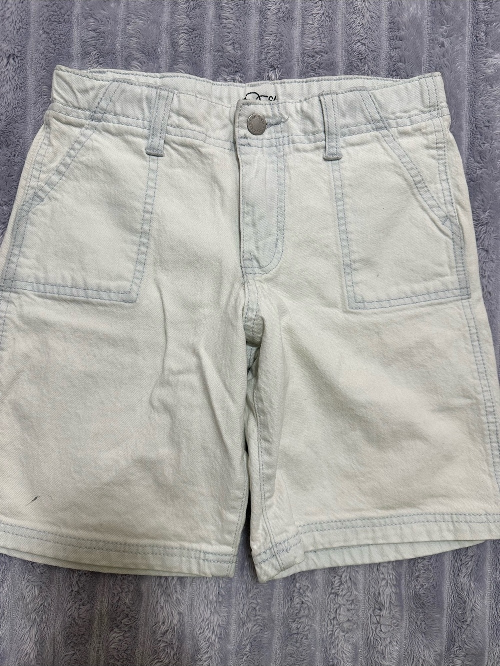 Art Class Kids’ Light Blue Denim Shorts — Size L (10/12)
